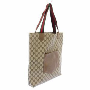 GUCCI オールドグッチ シェリーライン トートバッグ GG柄 USA製 茶 /TK OH D