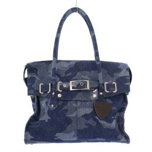 VERMILION Denim Tote Bag デニムトートバッグ ハンドバッグ ロゴチャーム カモフラ