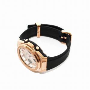 CASIO BABY-G 腕時計 ソーラー アナデジ ブラック ピンクゴールドカラー MSG-W600G /KH