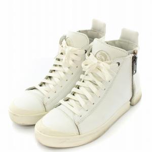 DIESEL S-NENTISH スニーカー ハイカット 靴 シューズ US8.5 26.5cm 白 ホワイト /DK