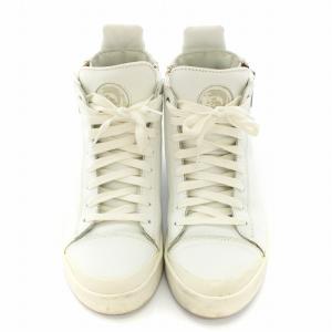 DIESEL S-NENTISH スニーカー ハイカット 靴 シューズ US8.5 26.5cm 白 ホワイト /DK