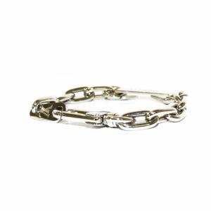 LOUIS VUITTON ブラスレ LVステープル エディション ブレスレット M シルバーカラー M68342