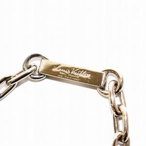 LOUIS VUITTON ブラスレ LVステープル エディション ブレスレット M シルバーカラー M68342