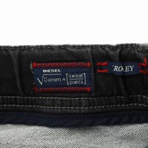 DIESEL KROOLEY-NE デニムパンツ ジーンズ ジーパン ダメージ加工 30 黒 ブラック /AN40