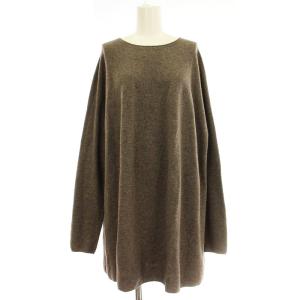 24AW Fine ニュージーウール チュニック 24080900707030 ニット ワンピース 長袖