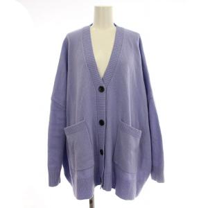 24AW ラムウールビッグカーディガン 24080462105030 ニット カーディガン F 紫 パープル