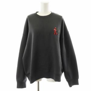 24AW SESAME STREET M刺しゅうプルオーバー エルモ トレーナー スウェット F グレー