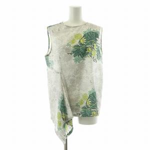 シャツ ブラウス ノースリーブ 花柄 2 グリーン ホワイト 39191-FL2TF06 /NQ