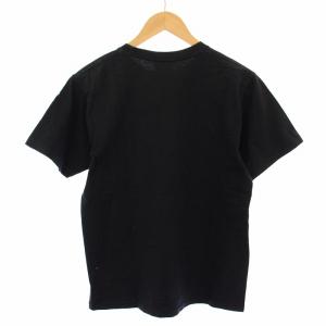 A BATHING APE Tシャツ カットソー 半袖 クルーネック ポケットチェック S 黒 /BM