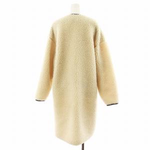 HYKE FAUX SHEARLING COAT ボア 1 アイボリー