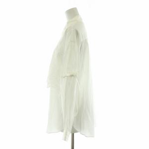 Diagram ドロストスリーブシャツブラウス シャツ 長袖 36 ホワイト 0322141036 /NQ