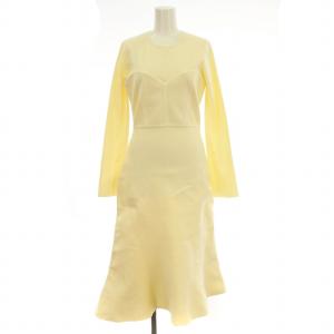 ビスチェニットワンピース 32-109-11-110325 ロング ワンピース 長袖 F クリーム /G