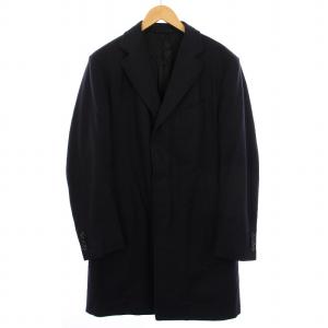 チェスターコート カシミヤ 48R 黒 499014 41TCA0