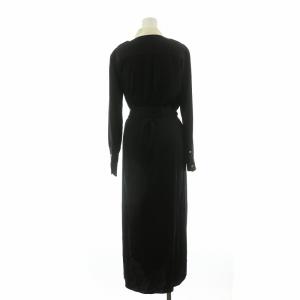 Grace Class ロングシャツワンピース 長袖 ベルト付き 36 ブラック 29335160 /NQ