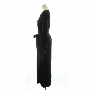 Grace Class ロングシャツワンピース 長袖 ベルト付き 36 ブラック 29335160 /NQ