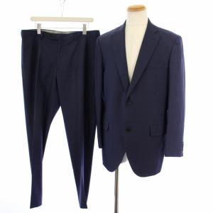 スーツ テーラードジャケット 背抜き パンツ スラックス AB7 紺 11-07-8113 /TK