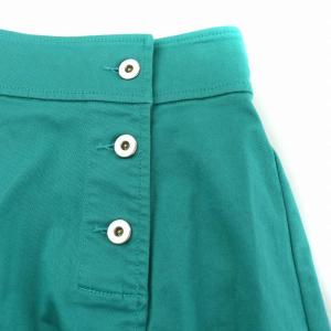 GRACE CONTINENTAL チノマーメイドスカート スリット ロング 36 グリーン 0122221025 /NQ