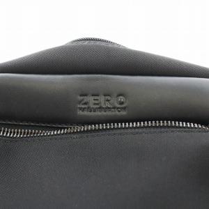 ZERO HALLIBURTON リュックサック デイバッグ ロゴ ナイロン レザー 黒 ブラック 80471 /AN12