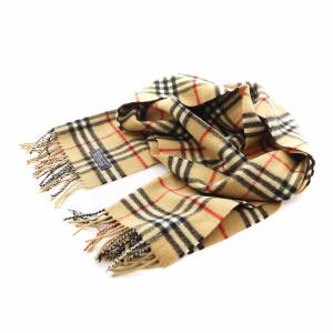 ヴィンテージ ノバチェック マフラー ベージュ レッド ブラック