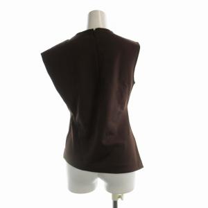 STUNNING LURE カットソー ノースリーブ クルーネック S 茶 ブラウン 1125803652200 /RO