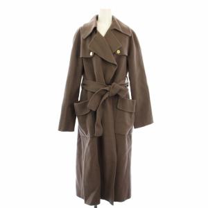 ガウントレンチリバーコート アウター 36 ブラウン 0321461076 /TK