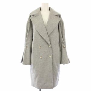 チェスターコート フレアスリーブ アウター 34 グレー 1052M310 /TK