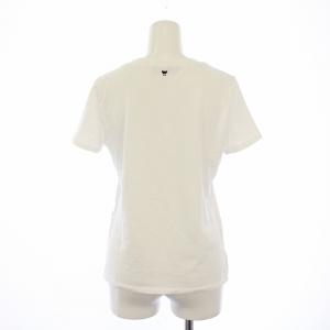 MAX MARA WEEKEND LINE Tシャツ カットソー 半袖 クルーネック プリント 白 /BM