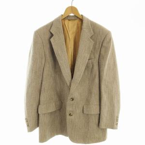 テーラードジャケット シングル ブレザー 42R ベージュ /EE