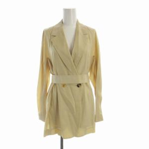 テーラードジャケット ベルト付き アウター 36 ベージュ 11-07-02-07332 /RO