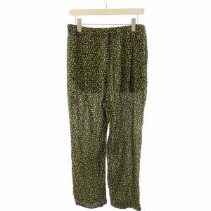 JOURNAL STANDARD LUXE テーパードパンツ イージーパンツ 小花柄 黒 ブラック 21030440024020 /EE