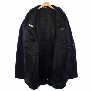 GIORGIO ARMANI チェスターコート ダブル アウター ウール 36 紺 4963/6R /TK