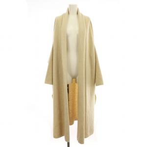 20AW スムースニットガウンコート 20020500416030 ニット ロング コート ウール F