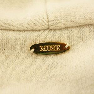 MUSE de Deuxieme Classe 20AW スムースニットガウンコート 20020500416030 ニット ロング コート ウール F