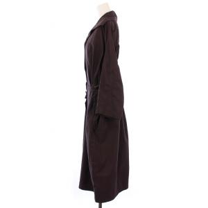 MARNI トレンチコート アウター ロング丈 ビックカラー ベルト 38 ボルドー /BB