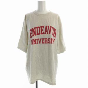 24SS オーバーTEE2 Tシャツ カットソー プリント 半袖 グレー 24-070-220-4191-2-0