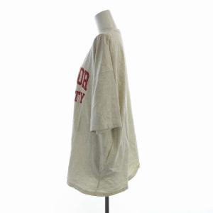 Framework 24SS オーバーTEE2 Tシャツ カットソー プリント 半袖 グレー 24-070-220-4191-2-0