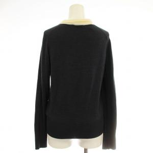 martinique ジョンスメドレー JOHNSMEDLEY 襟付きニット 長袖 ウール ニット ポロシャツ S ネイビー