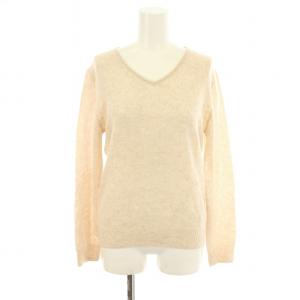タグ付き ニット セーター 長袖  薄手 カシミア M ベージュ 541150 /MM