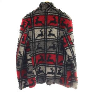 Engineered Garments ウールジャケット スタンドカラー ジャケット XS グレー 赤 /G