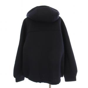 SHIPS ダンボール ジップ フーディ ジャケット パーカー ジップアップ 紺 ネイビー 314-05-0838