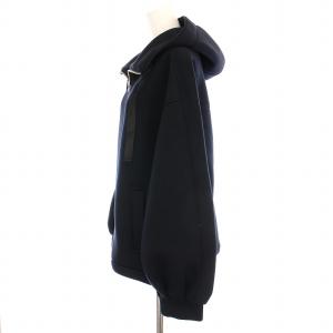 SHIPS ダンボール ジップ フーディ ジャケット パーカー ジップアップ 紺 ネイビー 314-05-0838