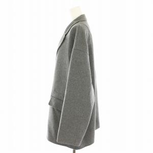 Spick&Span 24AW ウールミックスリバージャケット テーラードジャケット シングル タグ付き 38 グレー 24010200206030