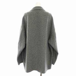 Spick&Span 24AW ウールミックスリバージャケット テーラードジャケット シングル タグ付き 38 グレー 24010200206030