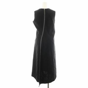 JUNYA WATANABE AD2001 ワンピース ロング丈 ノースリーブ ステッチ ウール S 黒 ブラック JE-O017 /AN20