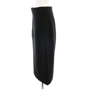 Max Mara STUDIO タイトスカート ロング 42 黒 23610601396 /YM