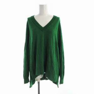 20SS 圧縮ウールDROPニット 変形ニット セーター 長袖 38 M 白