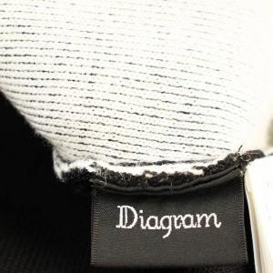 Diagram GRACE CONTINENTAL 22AW ニット 03224 43204 ロゴ セーター ウール混 長袖 36 黒 ブラック /G