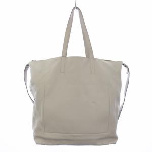 JIL SANDER トートバッグ レザー 2WAY グレー