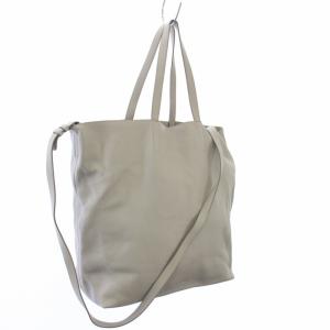JIL SANDER トートバッグ レザー 2WAY グレー