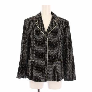 Max Mara セットアップ 上下 テーラードジャケット 総裏地 シングル 3B フレアスカート ミモレ丈 チェック柄